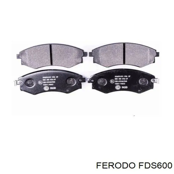 FDS600 Ferodo Передні гальмівні колодки