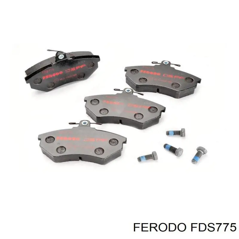 FDS775 Ferodo колодки гальмівні передні, дискові