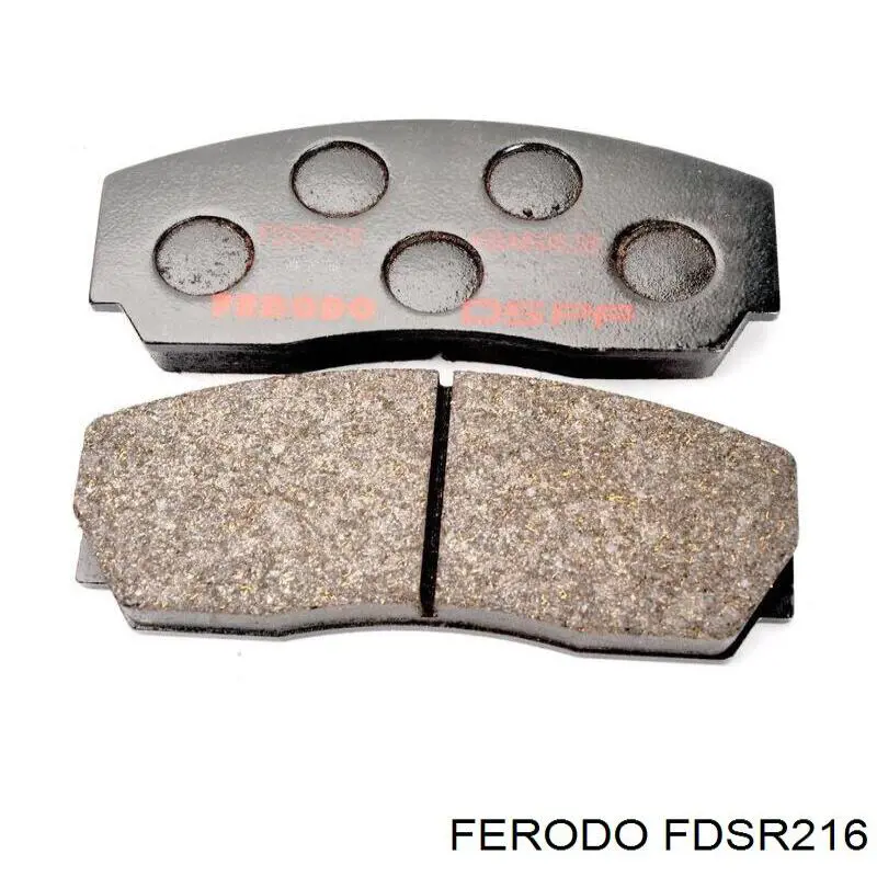 FDSR216 Ferodo Колодки гальмівні задні, дискові