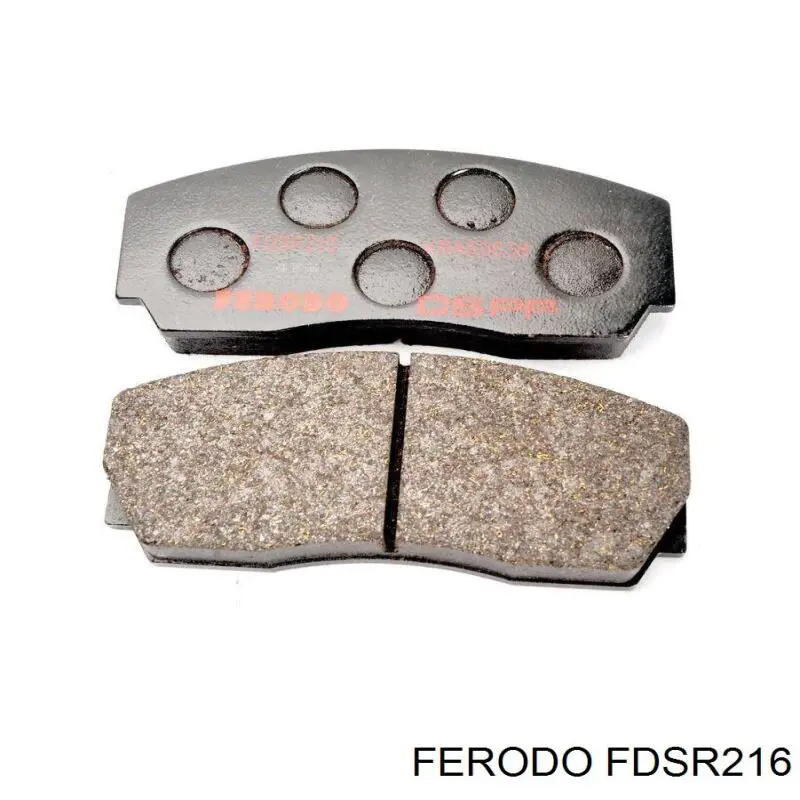 FDSR216 Ferodo колодки гальмові задні, дискові