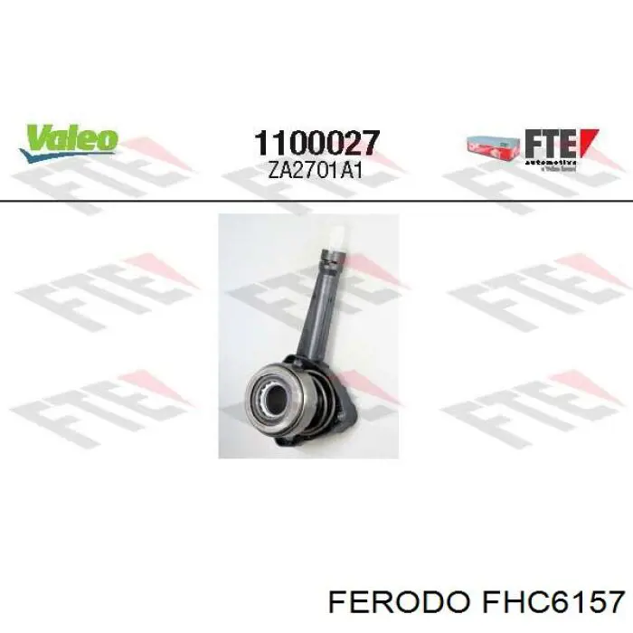 Робочий циліндр зчеплення в зборі з вижимним підшипником Ferodo FHC6157