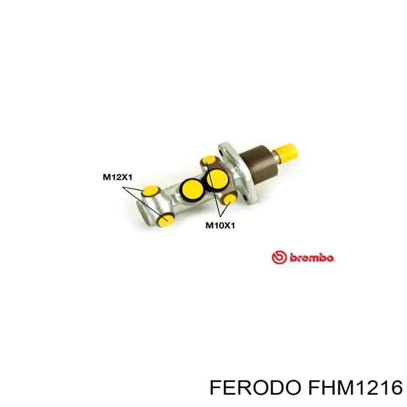 FHM1216 Ferodo циліндр гальмівний, головний