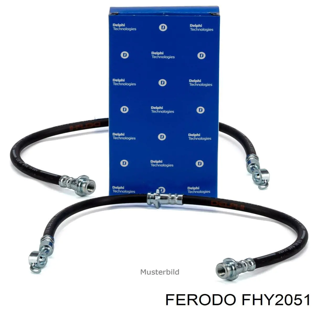 FHY2051 Ferodo Шланг гальмівний задній