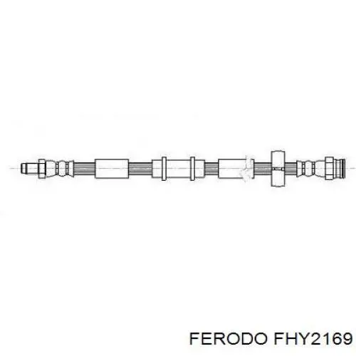 Купити FHY2169 Ferodo Гальмівні шланги передні