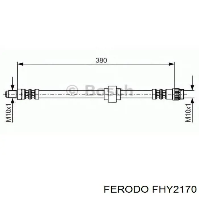 Купити FHY2170 Ferodo Шланг гальмівний задній