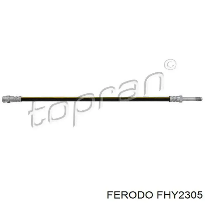 FHY2305 Ferodo шланг гальмівний передній