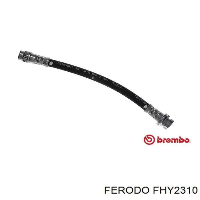 FHY2310 Ferodo Шланг гальмівний задній