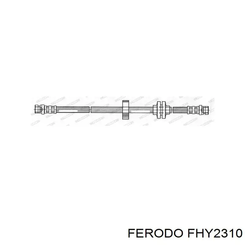 Шланг гальмівний задній Ferodo FHY2310 ціна, від 7.20 USD