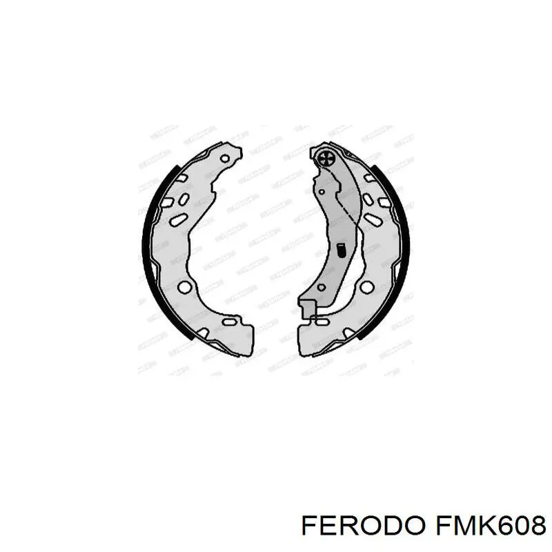 Колодки гальмівні задні барабанні, в зборі з циліндруми, комплект FMK608 Ferodo