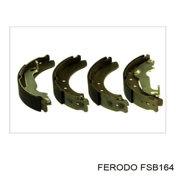 FSB164 Ferodo колодки гальмові задні, барабанні