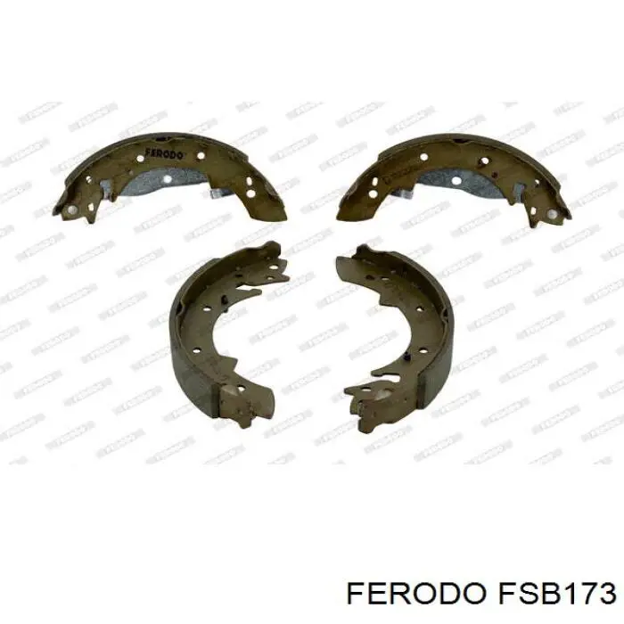 FSB173 Ferodo Колодки гальмівні задні, барабанні