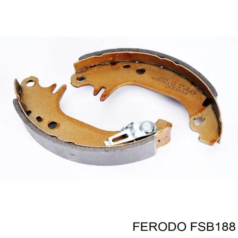 FSB188 Ferodo колодки гальмові задні, барабанні
