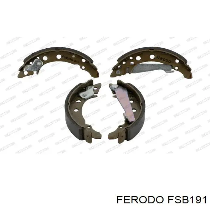 Колодки гальмові задні, барабанні Ferodo FSB191 ціна, від 14.09 USD