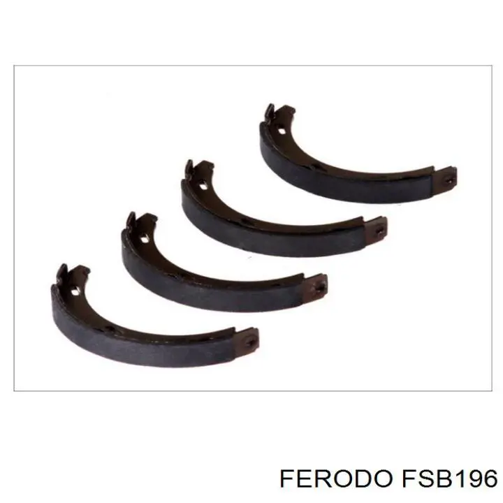 Колодки ручника / стоянкового гальма Ferodo FSB196 ціна, від 19.77 USD