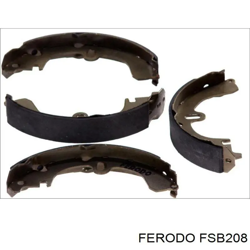FSB208 Ferodo колодки гальмові задні, барабанні