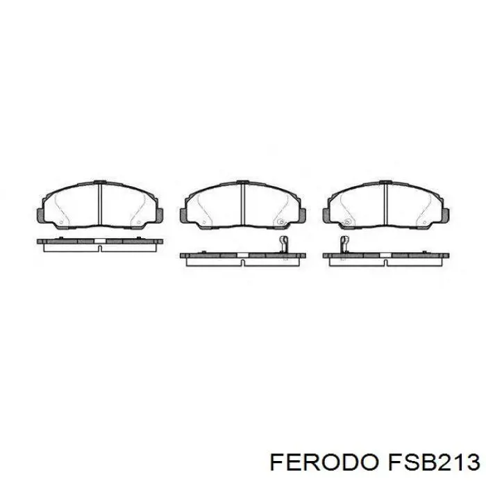 Колодки гальмові задні, барабанні FSB213 Ferodo