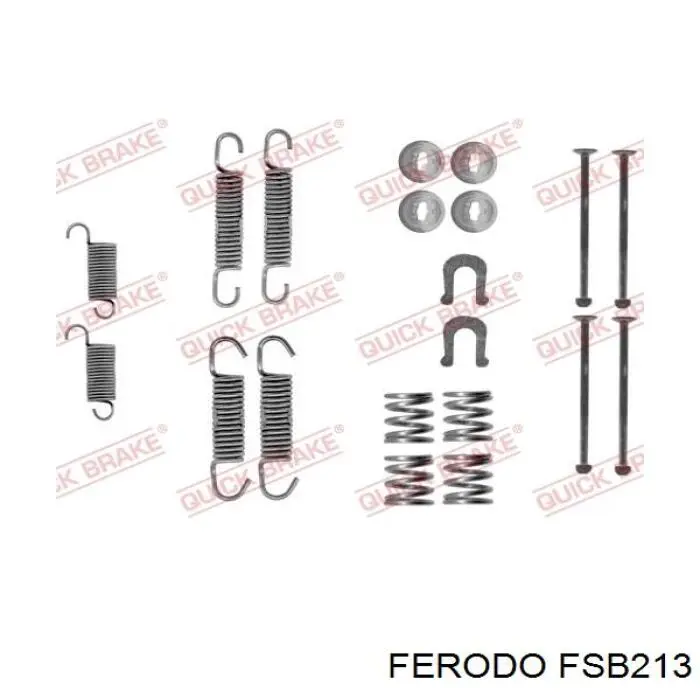 Колодки гальмові задні, барабанні Ferodo FSB213 ціна, від 40.59 USD
