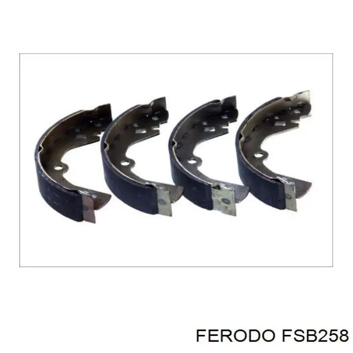 FSB258 Ferodo колодки гальмові задні, барабанні