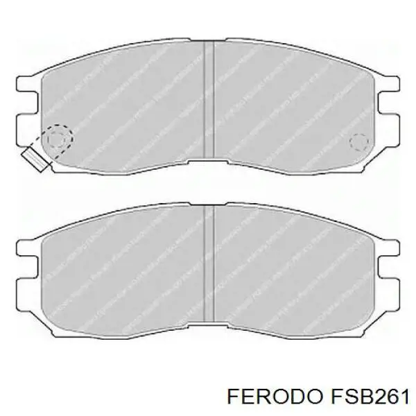 Колодки гальмові задні, барабанні FSB261 Ferodo