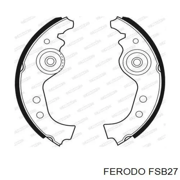 Колодки гальмові задні, барабанні Ferodo FSB27 ціна, від 12.98 USD