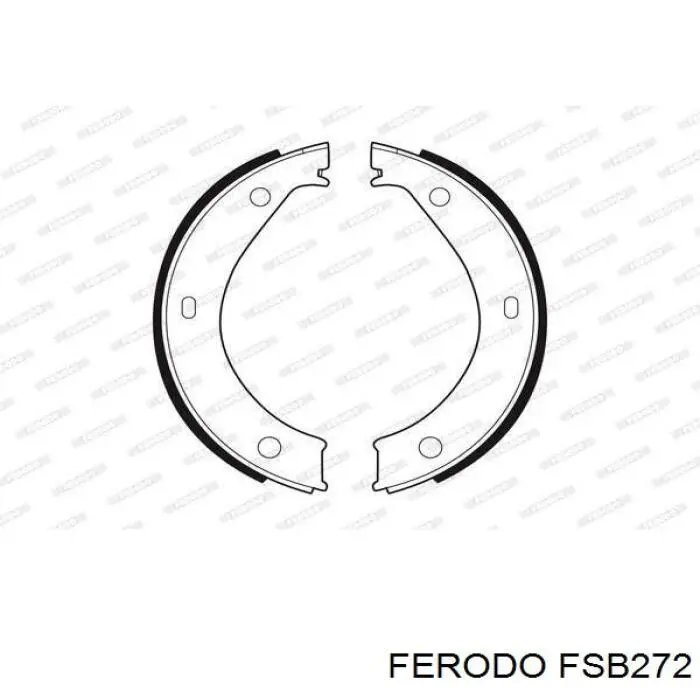 Колодки ручника FSB272 Ferodo