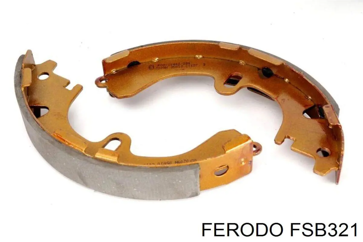 FSB321 Ferodo колодки гальмові задні, барабанні