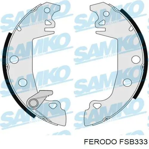 FSB333 Ferodo колодки гальмові задні, барабанні