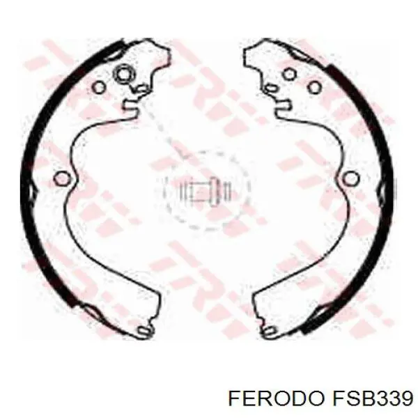 Купити FSB339 Ferodo Колодки гальмові задні, барабанні