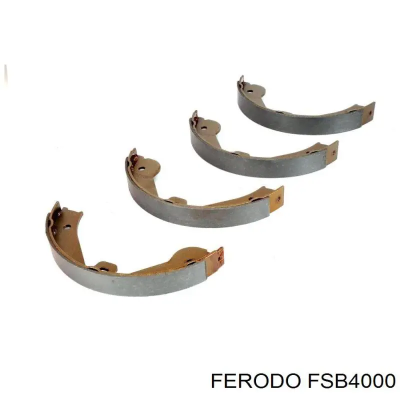 FSB4000 Ferodo колодки ручника/стоянкового гальма