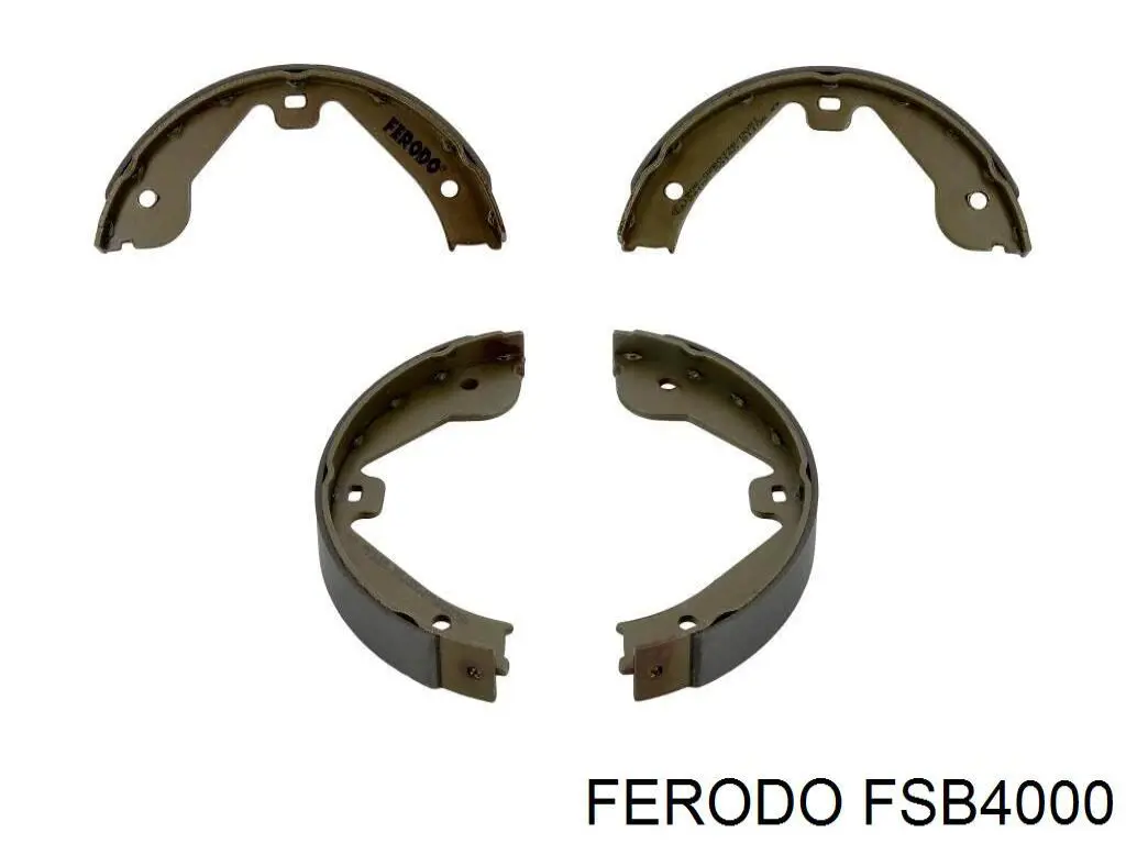 Колодки ручника / стоянкового гальма Ferodo FSB4000 ціна, від 35.42 USD