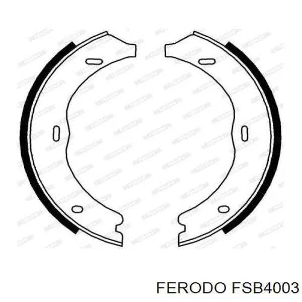 FSB4003 Ferodo Гальмівні колодки ручника