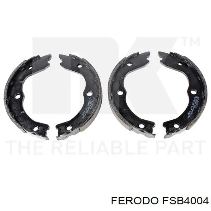 Колодки стоянкового гальма Ferodo FSB4004