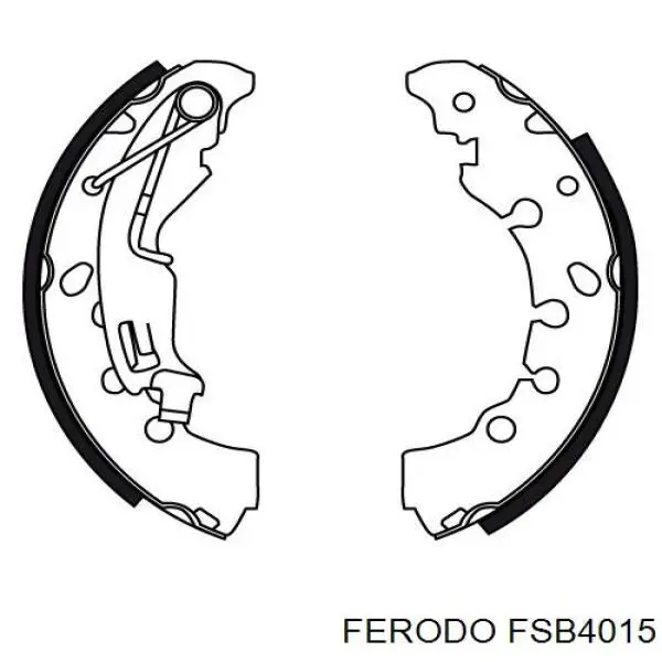 Колодки гальмові задні, барабанні Ferodo FSB4015 ціна, від 35.19 USD