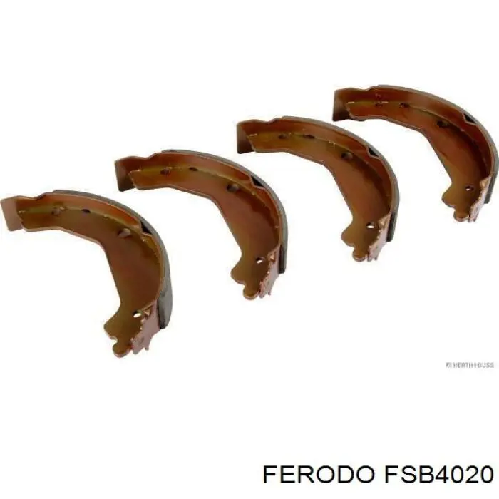 FSB4020 Ferodo колодки ручника/стоянкового гальма