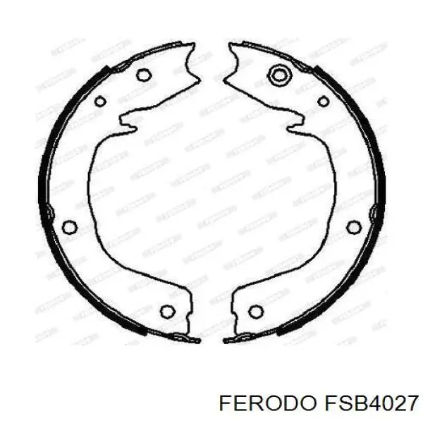 Колодки ручника / стоянкового гальма Ferodo FSB4027 ціна, від 40.00 USD