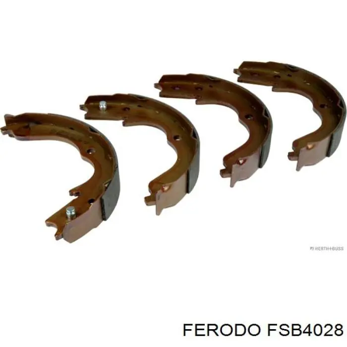 Купити FSB4028 Ferodo Гальмівні колодки гальма стоянки