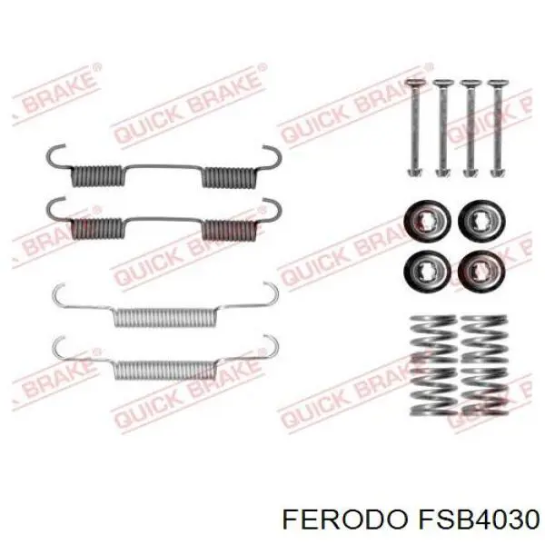 Купити FSB4030 Ferodo Гальмівні колодки гальма стоянки