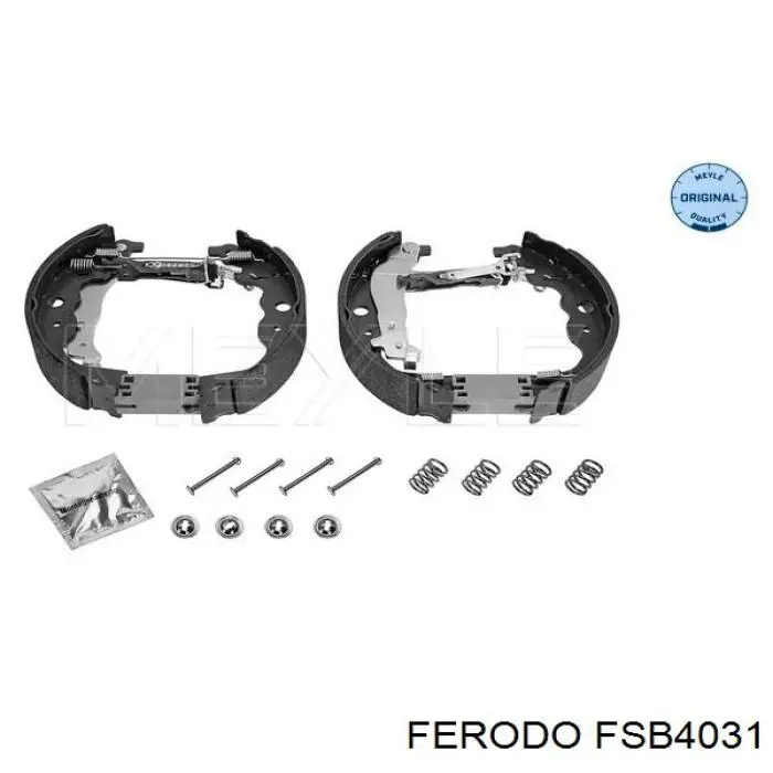 Колодки гальмові задні, барабанні Ferodo FSB4031 ціна, від 35.34 USD