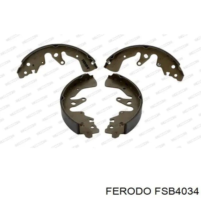 Купити FSB4034 Ferodo Колодки гальмові задні, барабанні