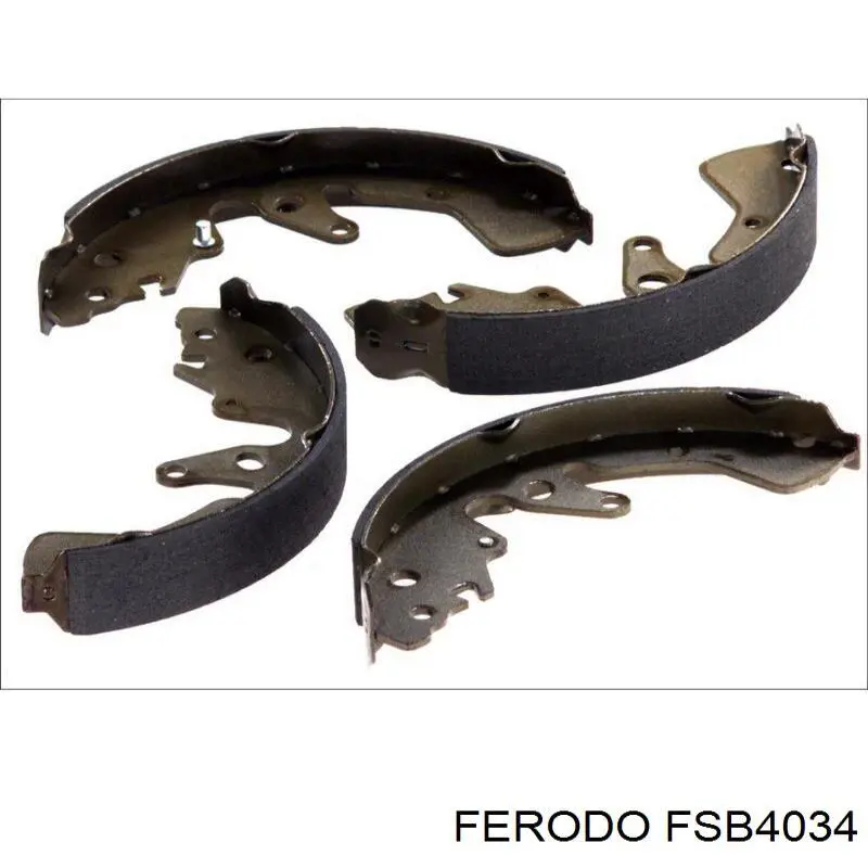 FSB4034 Ferodo колодки гальмові задні, барабанні