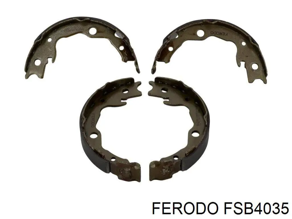 Колодки ручника / стоянкового гальма Ferodo FSB4035 ціна, від 25.27 USD