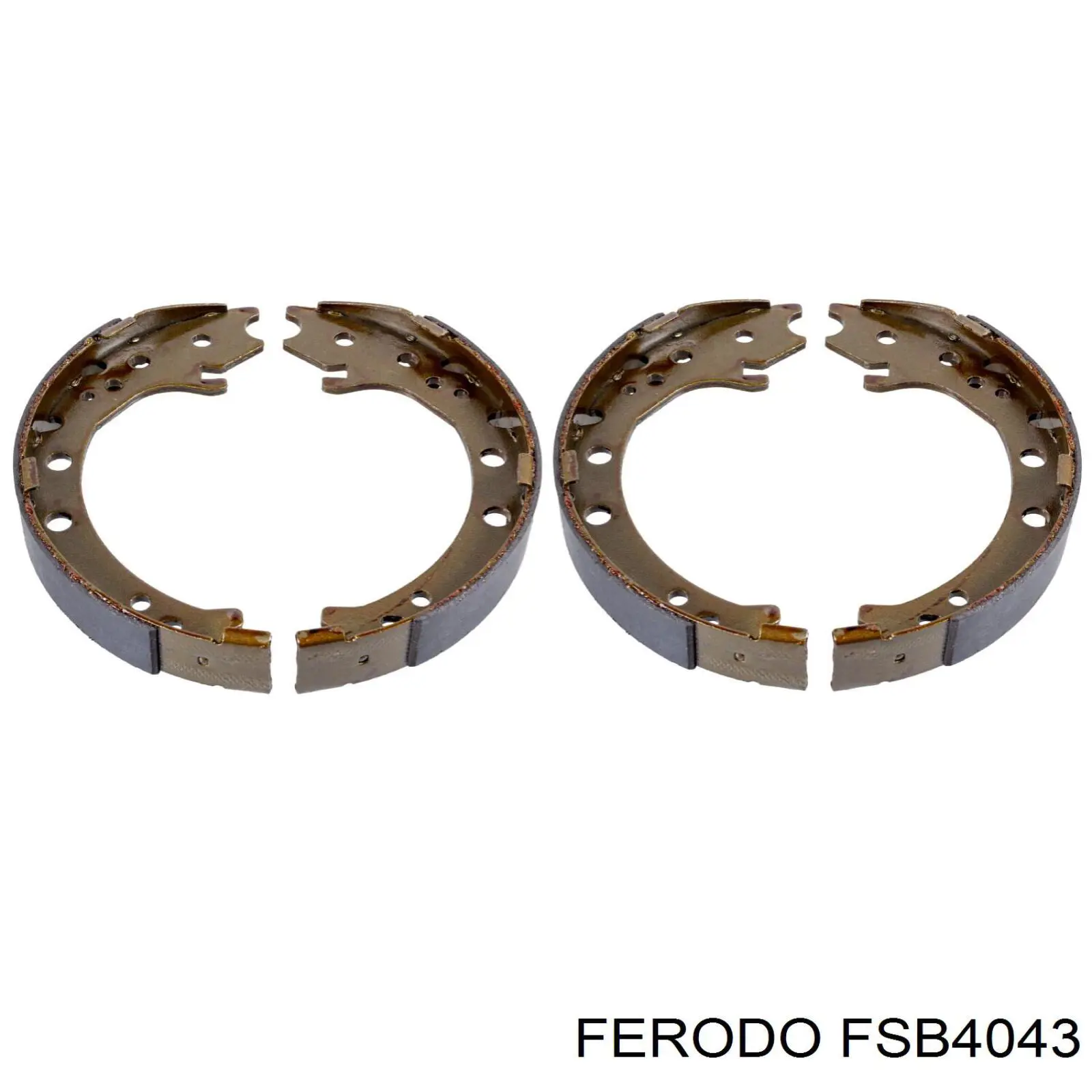 FSB4043 Ferodo колодки ручника/стоянкового гальма