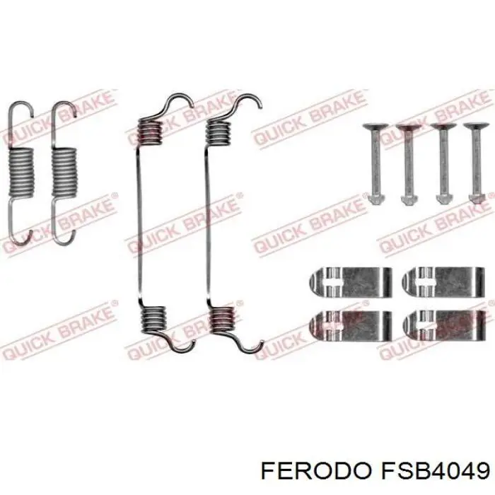 Купити FSB4049 Ferodo Гальмівні колодки гальма стоянки