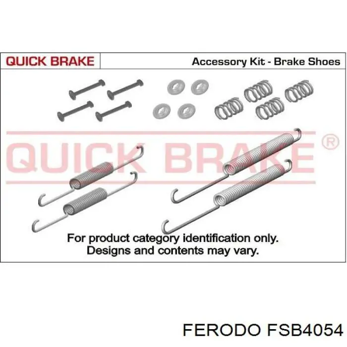 Колодки стоянкового гальма Ferodo FSB4054