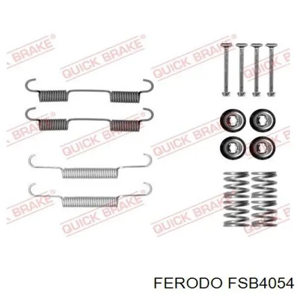 Купити FSB4054 Ferodo Гальмівні колодки гальма стоянки
