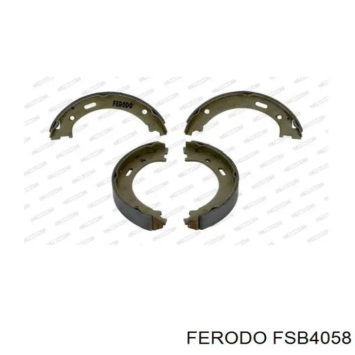 FSB4058 Ferodo колодки ручника/стоянкового гальма