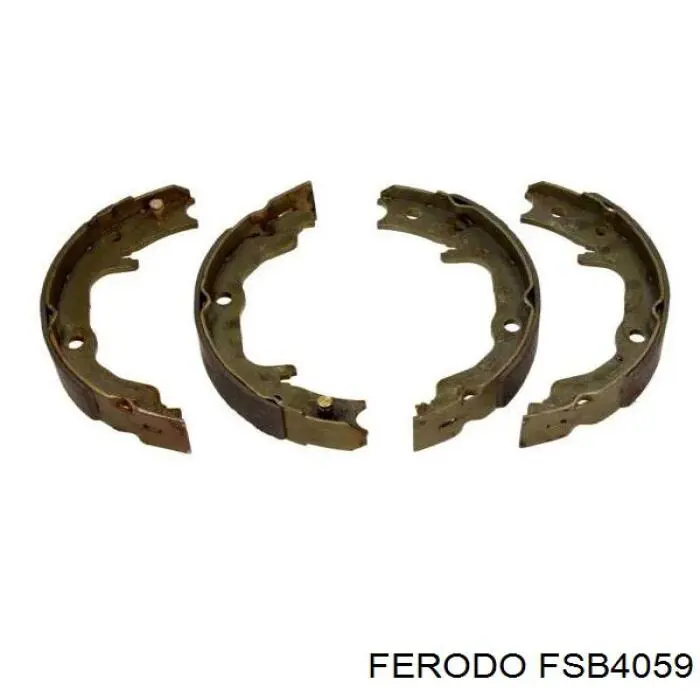 FSB4059 Ferodo Гальмівні колодки ручника