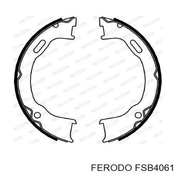FSB4061 Ferodo колодки ручника/стоянкового гальма