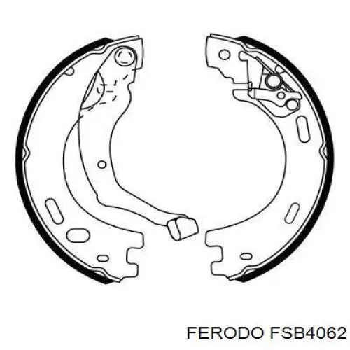 Купити FSB4062 Ferodo Гальмівні колодки гальма стоянки