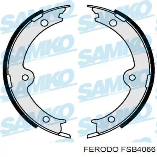 Колодки ручника / стоянкового гальма Ferodo FSB4066 ціна, від 28.44 USD